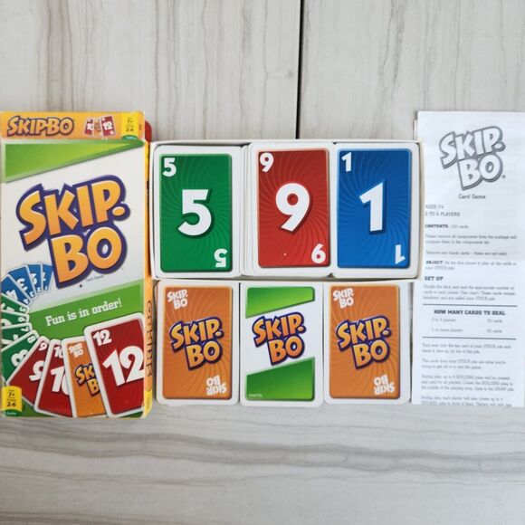 Skip-Bo Card Game Mattel 2011 - Picture 3 of 11